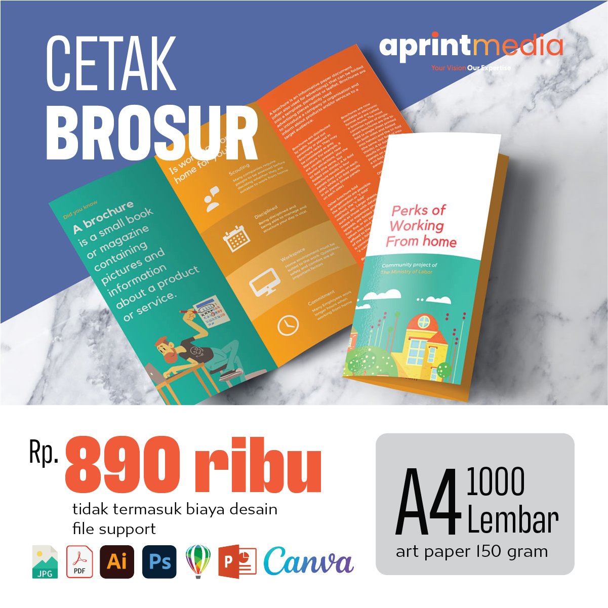 cetak brosur murah aceh